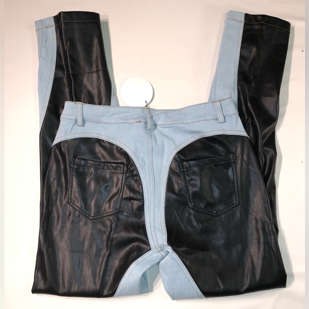 Faux leather jeans - Picture 7 of 8